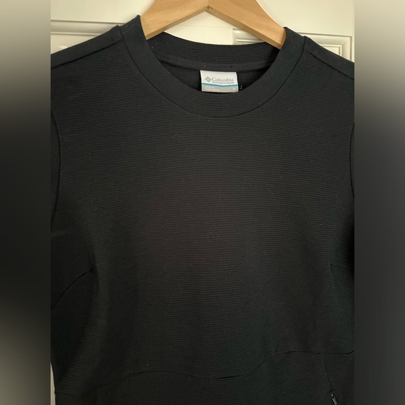 Women’s Small Columbia Black Ribbed Dress Firwood Ottoman - Picture 2 of 8